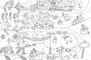 Большая раскраска