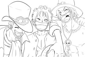 Раскраска луффи