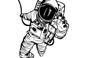 Трафарет космос