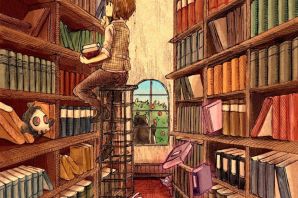 Библиотекарь рисунок