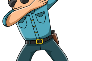 Милиционер рисунок