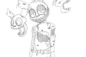 Гличтрап раскраска