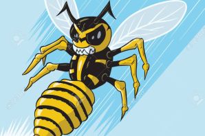 Оса рисунок