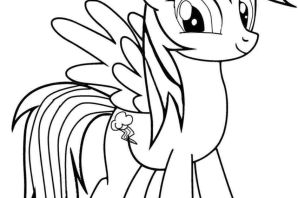 Радуга дэш раскраска