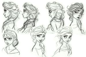 Эльза рисунок