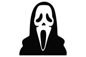 Маска крик рисунок