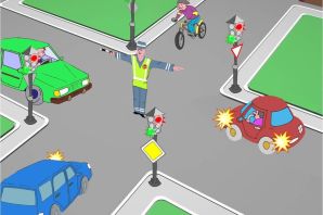 Рисунок перекресток