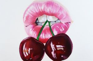 Вишенки рисунок