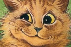 Рисунок хитрый кот