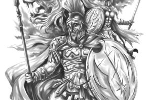 Гладиатор эскиз