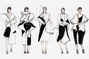 Фэшн эскизы
