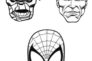 Марвел раскраска