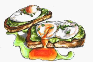 Бутерброд рисунок