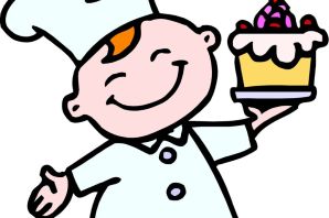 Детский рисунок повар