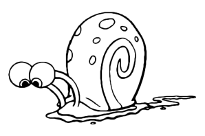 Улитка гэри рисунок