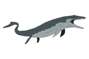 Мозазавр раскраска