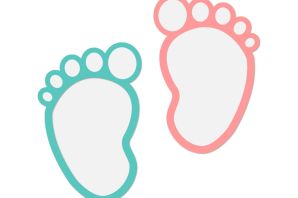 Трафарет стопы