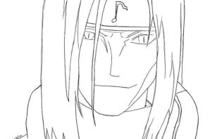 Раскраски итачи