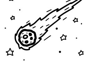 Комета раскраска