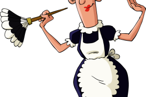 Горничная рисунок