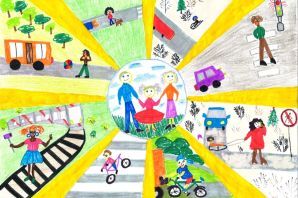 Рисунок пдд в садик