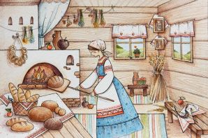 Народный быт рисунок