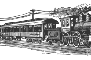 Тепловоз раскраска