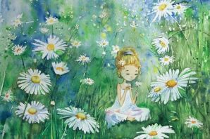 Летнее утро рисунок