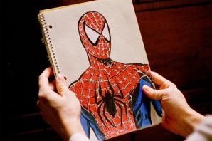 Человек паук эскиз