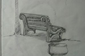 Рисунок скамейки
