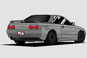 Скайлайн рисунок