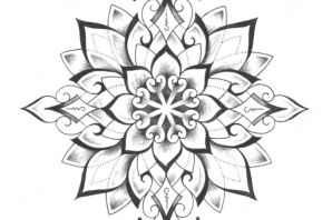 Мандала эскиз