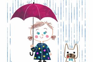 Дождь детский рисунок