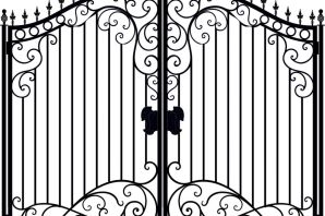 Ворота раскраска
