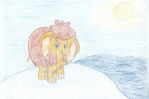 Мамонтенок рисунок