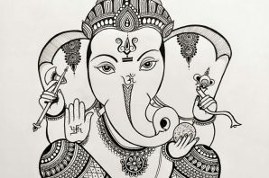 Ганеша эскиз