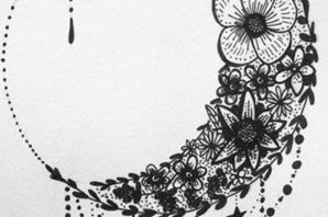 Полумесяц эскиз