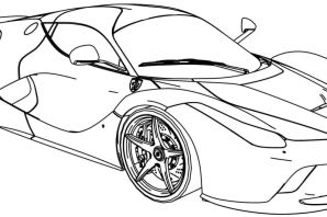 Раскраска суперкар