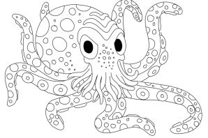 Кракен раскраска