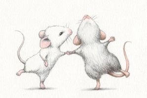 Нарисованная крыса