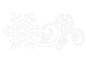 Трафарет зима