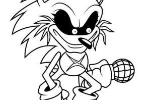 Раскраска тейлз ехе