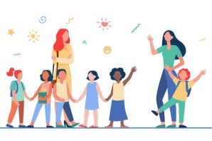 Детский лагерь рисунок