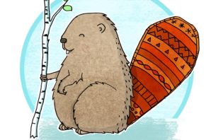 Эскиз бобра