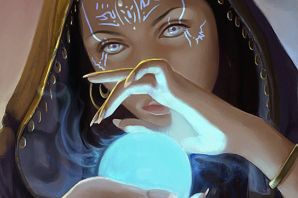 Гадалка рисунок