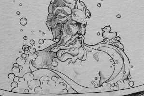 Посейдон эскиз