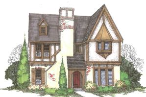 Красивый дом рисунок