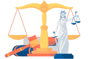 Адвокат рисунок