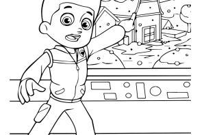 Райдер раскраска