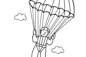 Парашютист эскиз
